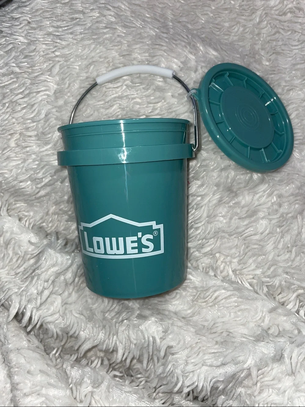 Lowes teal tiny